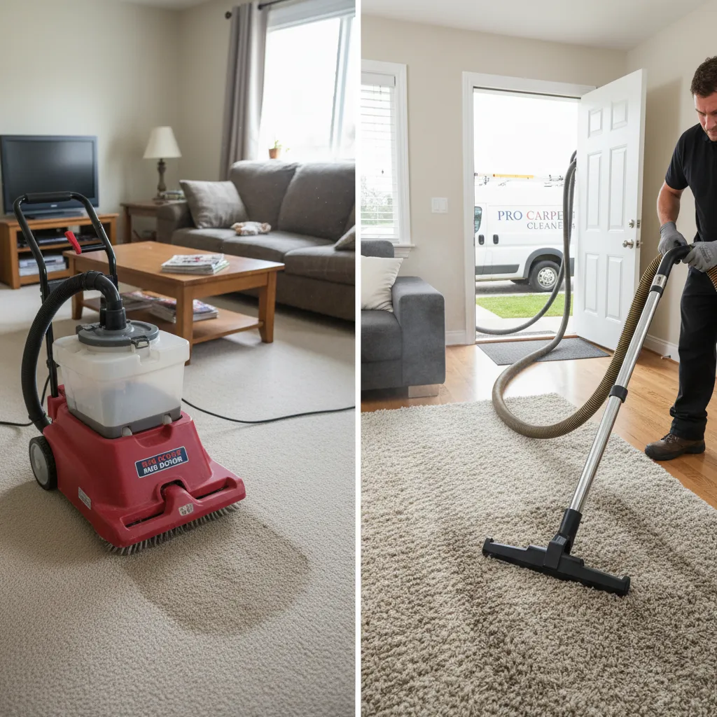 Rental Carpet Cleaners vs. Professional Service: What's the Real Difference?