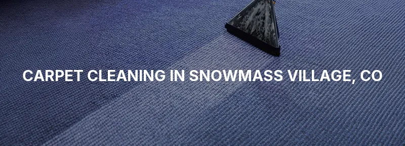 Carpet Cleaning in Snowmass Village, CO
