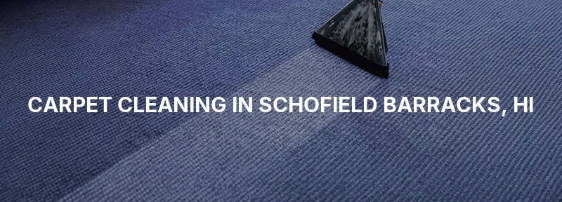 Carpet Cleaning in Schofield Barracks, HI